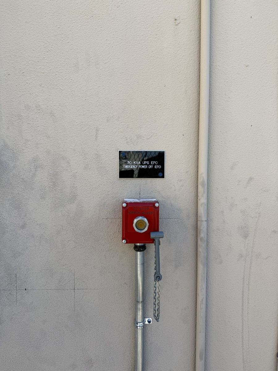 Emergency stop station